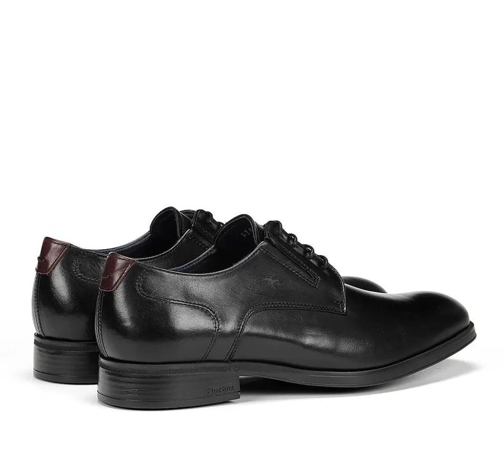 Cordones<Fluchos Asgard F1887 Zapato Negro