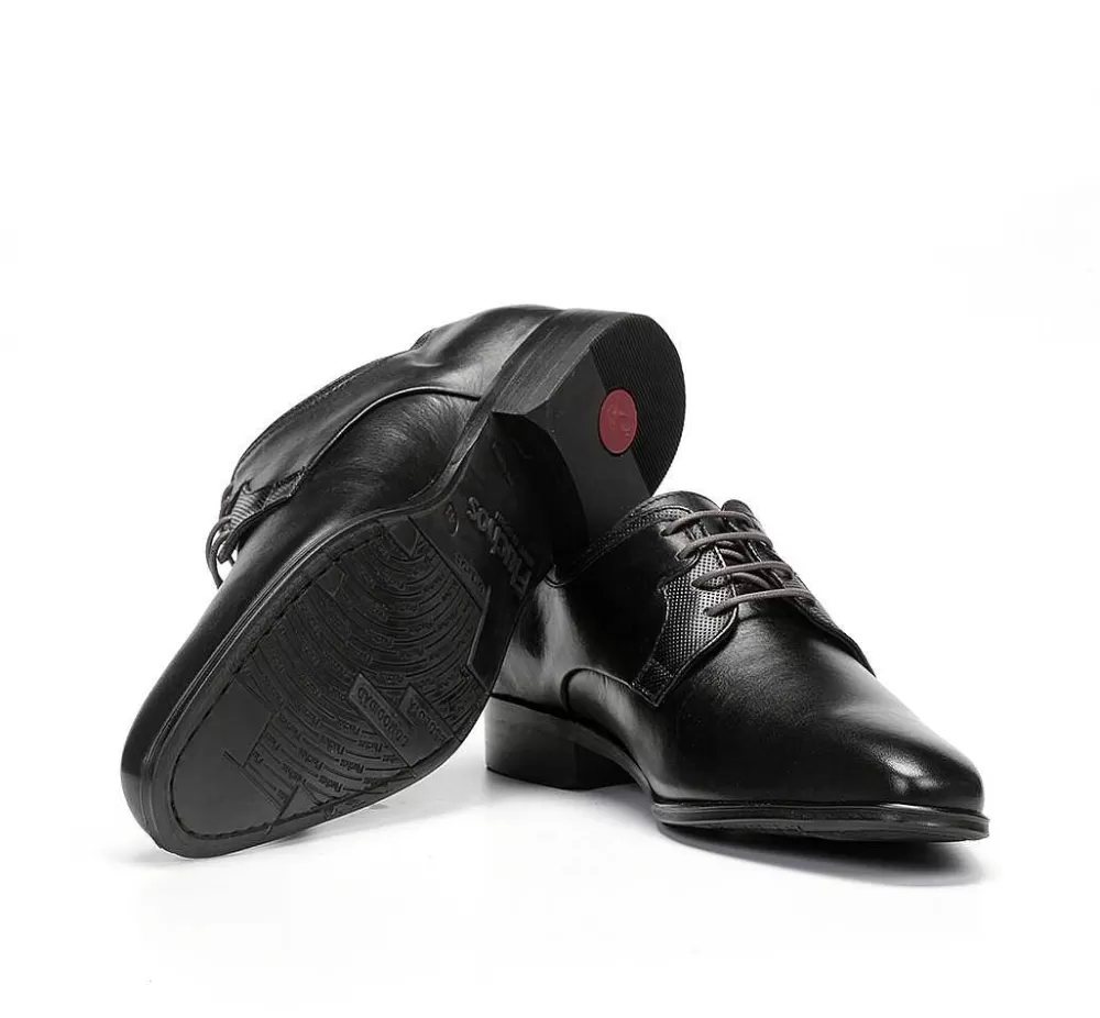 Zapatos<Fluchos Cesar 9668 Zapato Negro