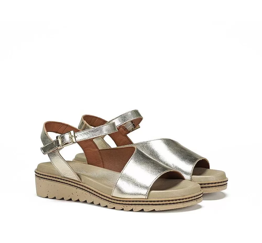 Sandalias<Fluchos Espe D8771 Sandalia Dorada