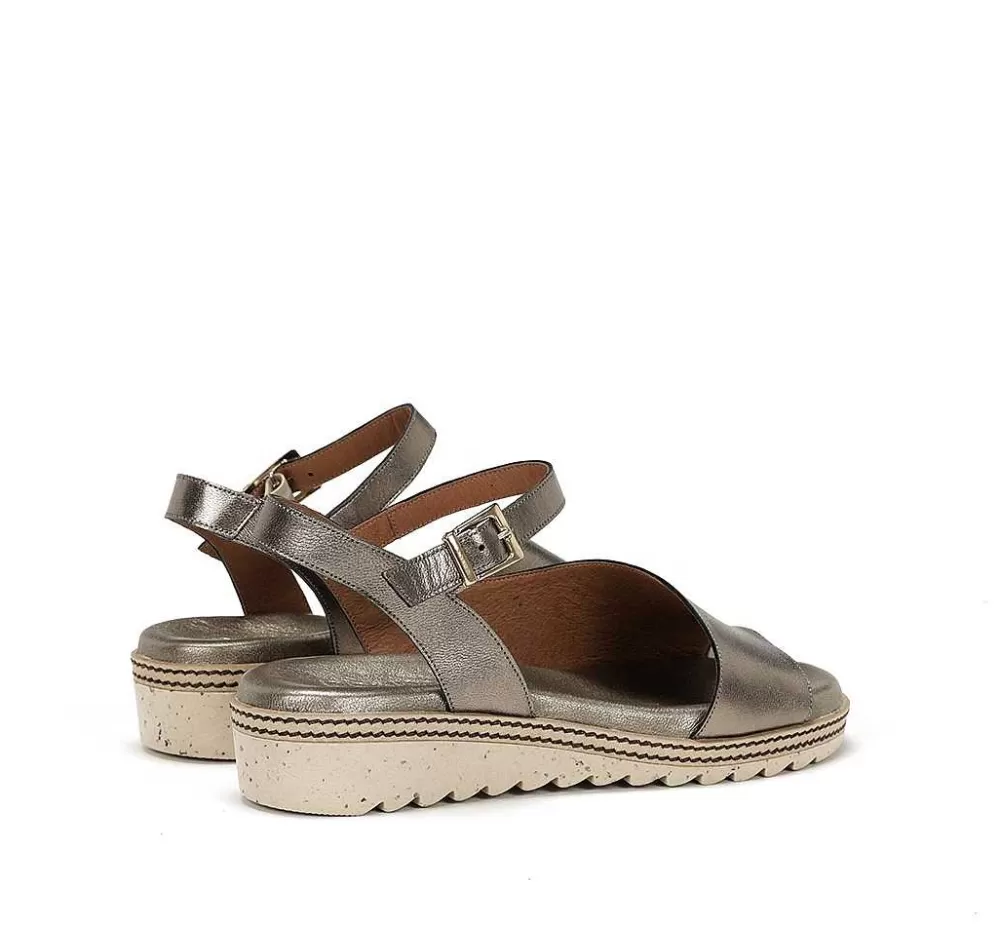 Sandalias<Fluchos Espe D8771 Sandalia Plata