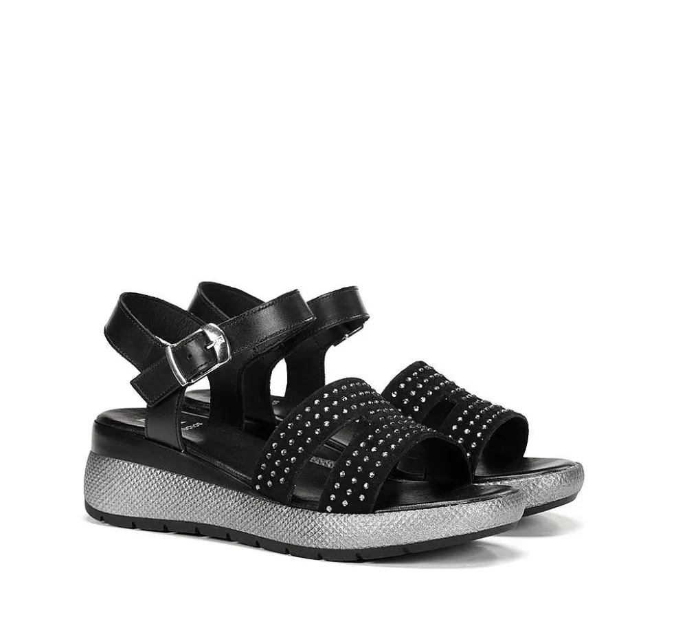 Sandalias<Fluchos Ever D9314 Sandalia Negra