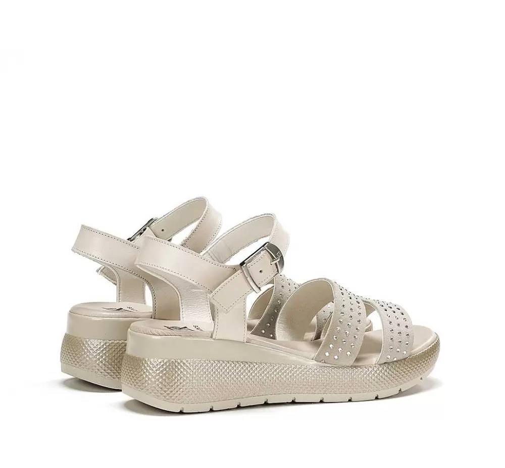 Sandalias<Fluchos Ever D9314 Sandalia Taupe