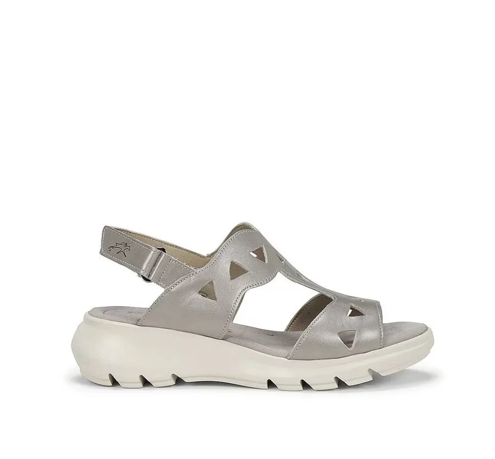 Sandalias<Fluchos Lua F1657 Sandalia Plata