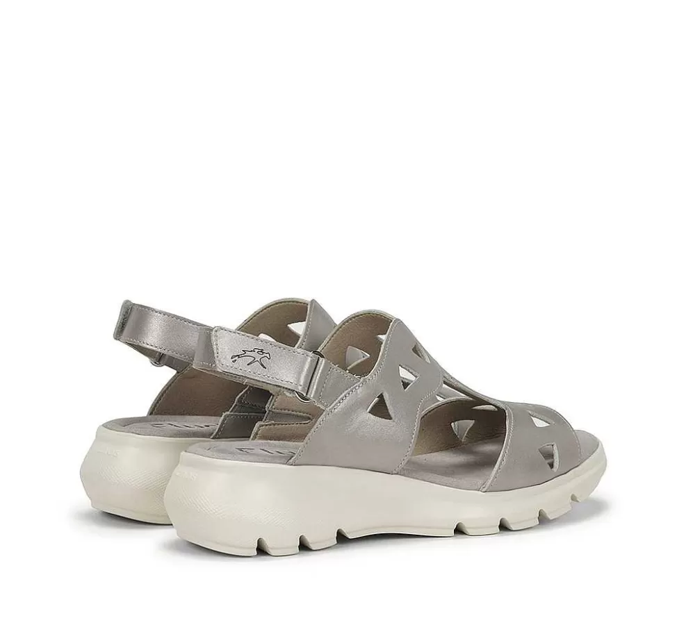 Sandalias<Fluchos Lua F1657 Sandalia Plata