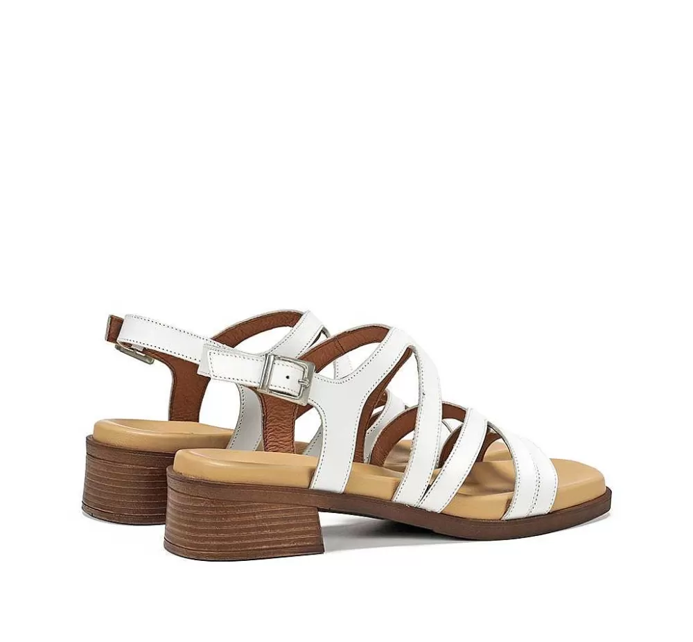 Sandalias<Fluchos Poleo D9208 Sandalia Blanca