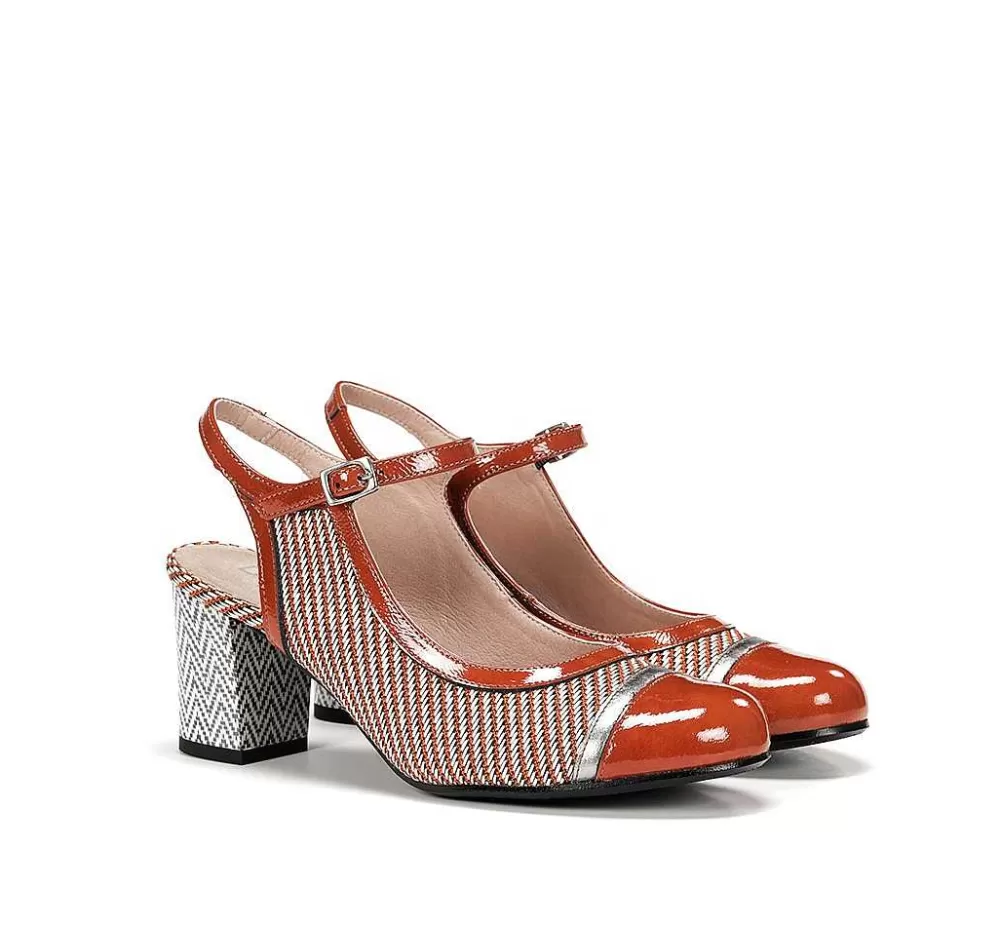 Zapatos De Tacon<Fluchos Rodin D8512 Zapato Naranja