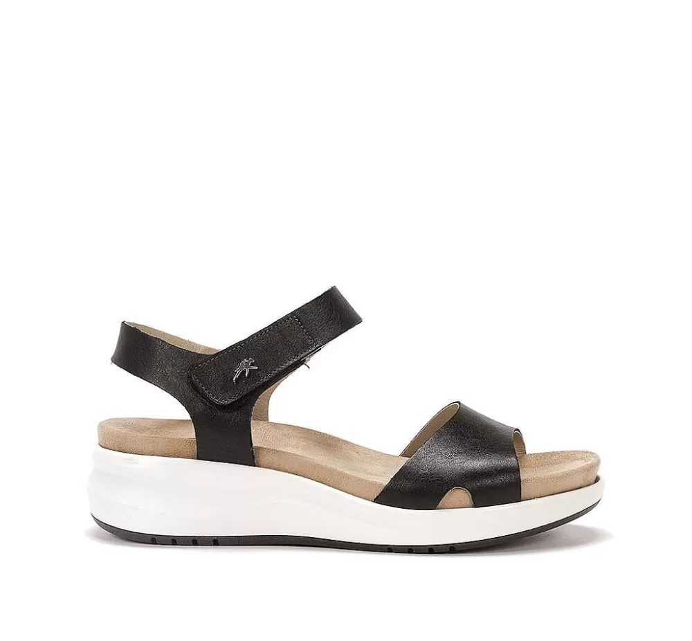 Sandalias<Fluchos Yagon F1475 Sandalia Negra